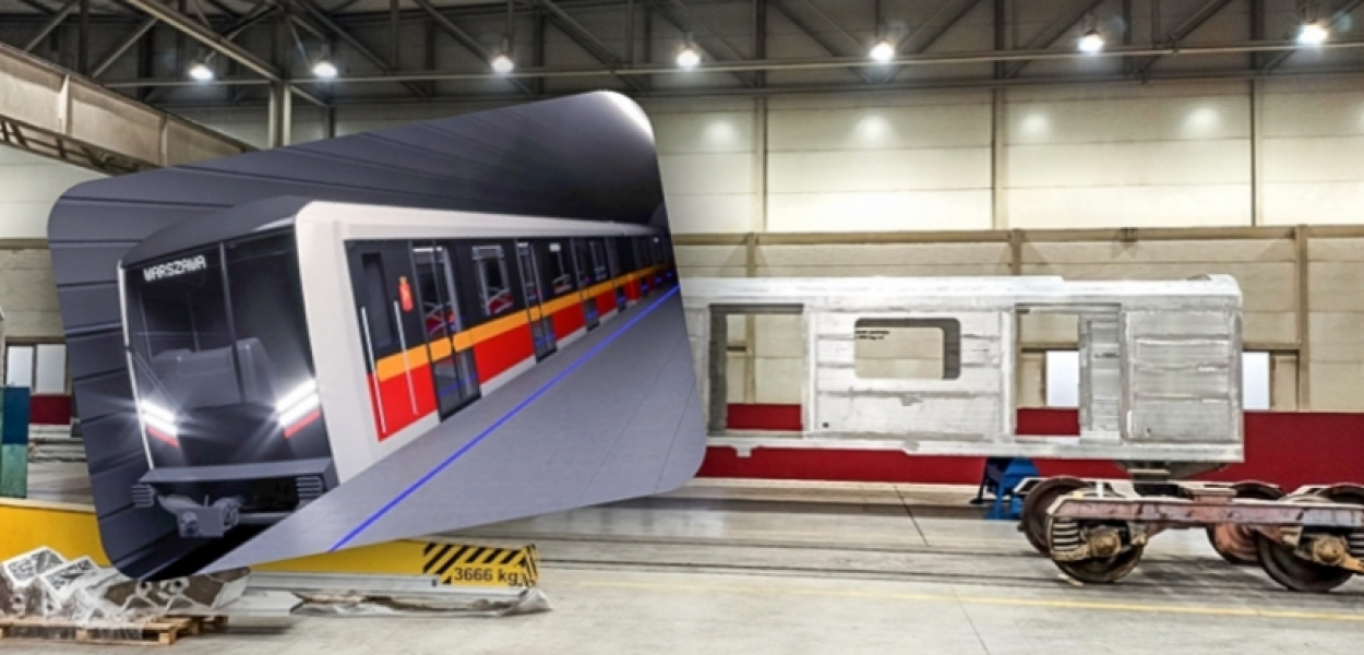 Nowe wagony metra już się budują. Będą jeździć na ursynowskiej linii