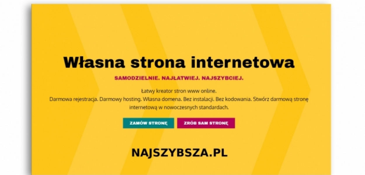 Kreator stron internetowych za darmo - samodzielnie tworzenie stron online
