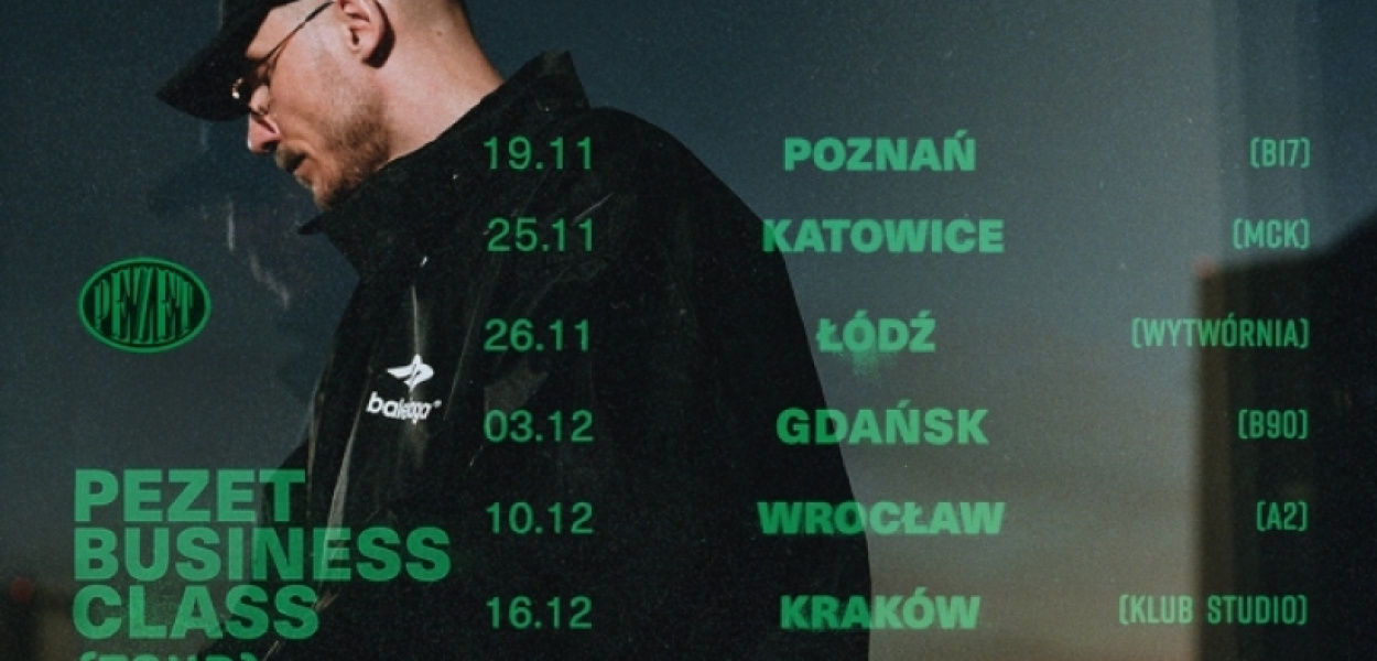 Pezet rusza jesienią w trasę koncertową - BUSINESS CLASS TOUR