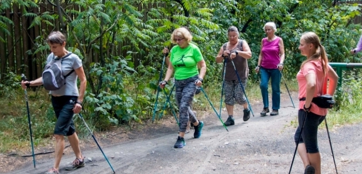Kijki w dłonie i marsz do lasu! Powraca bezpłatny Ursynowski Nordic Walking