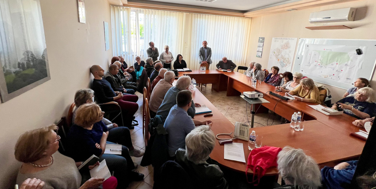 Protest w spółdzielni "Na Skraju". Poszło o nowe bloki oraz drogę