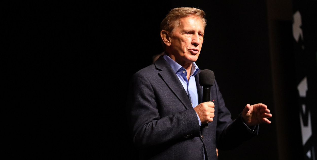 Nie tylko aktor, ale... szczęściarz! Jan Englert na Ursynowie na zakończenie UKT