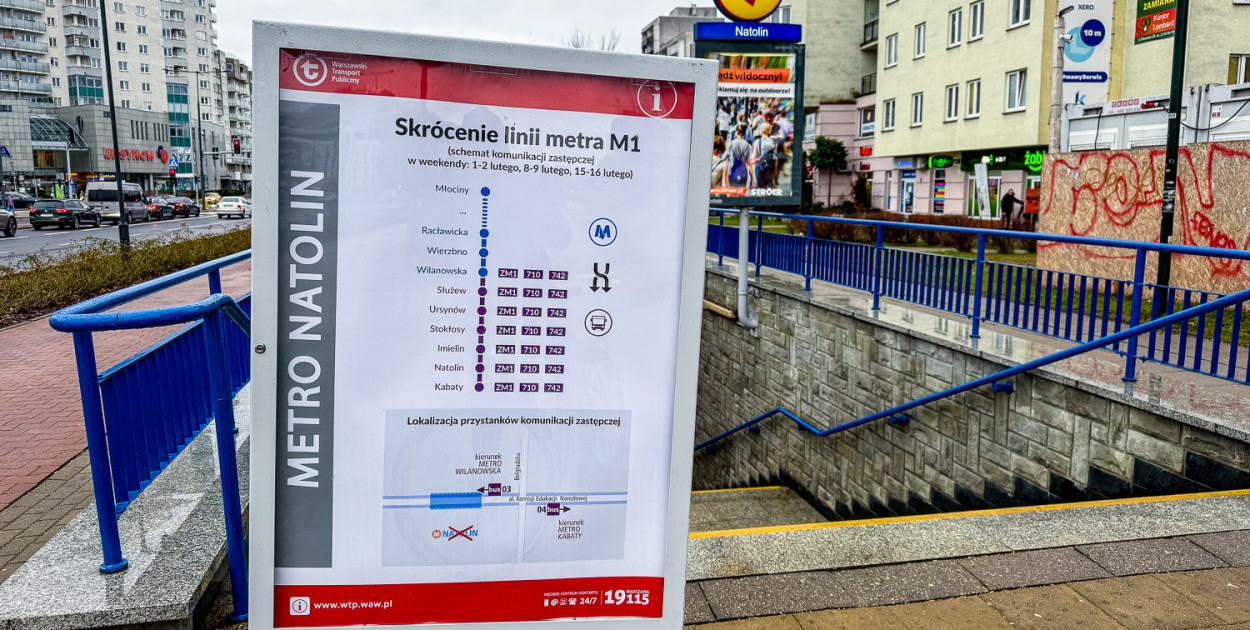 Ursynów bez metra przez 8 weekendów! W najbliższy też