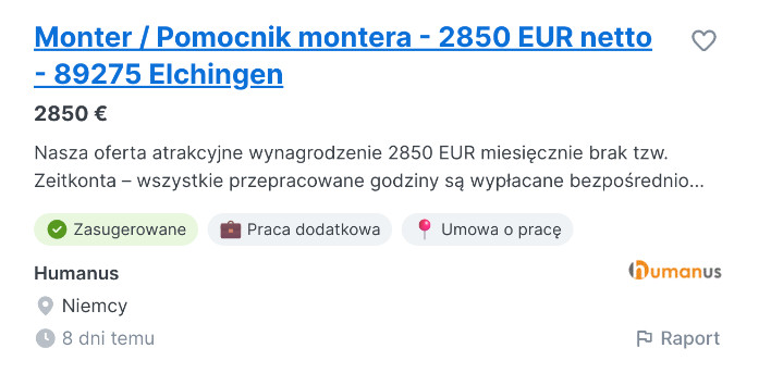 Oferta pracy w Niemczech,Elchingen, research FXMAG
