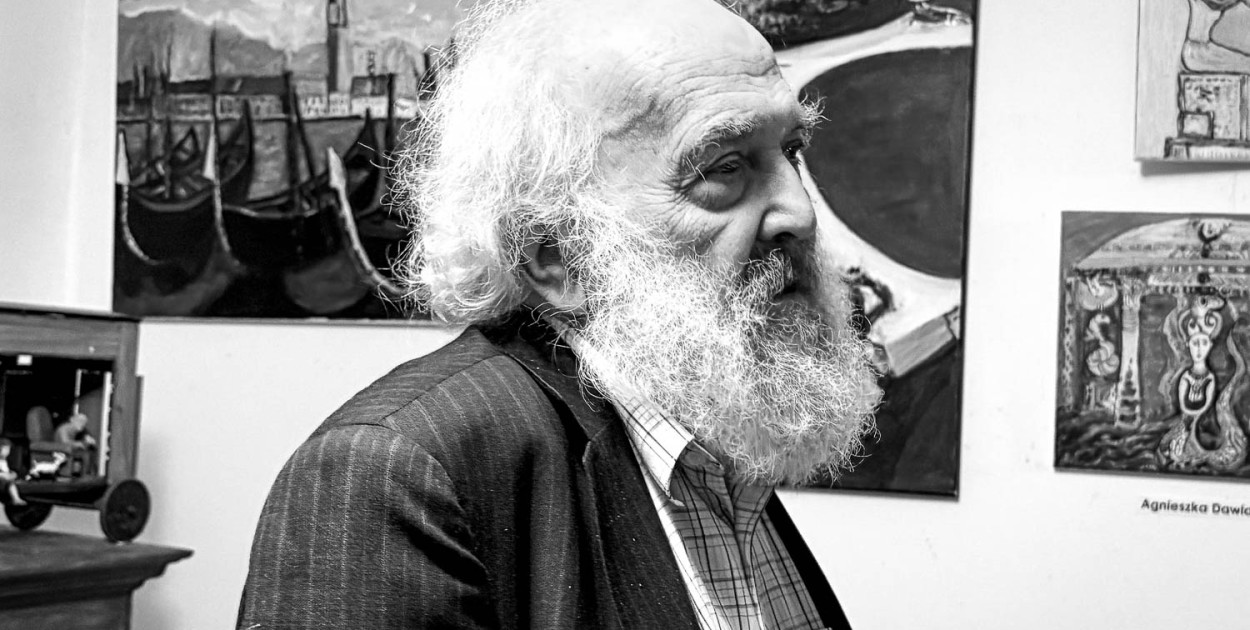 Włodzimierz Dawidowicz w Galerii Walki Młodych (autor: Konrad Ciszkowski)