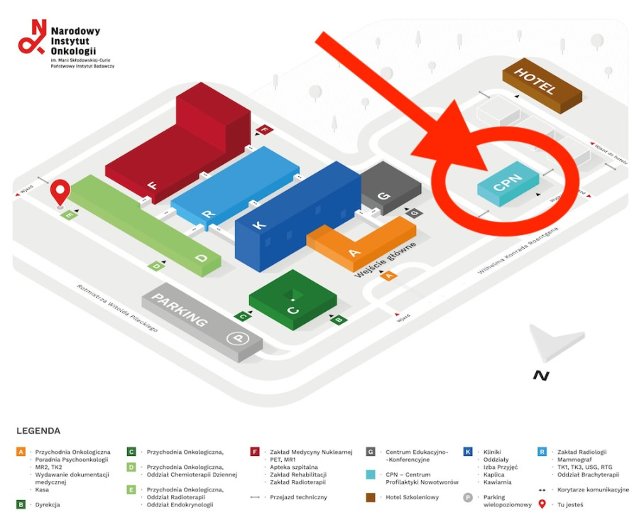 Gdzie jest Centrum Profilaktyki Nowotworów NIO na Ursynowie?