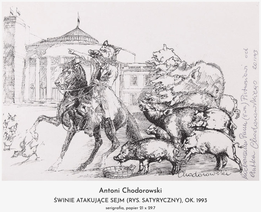 Jedna z prac A. Chodorowskiego - reprodukcja, foto. AgraArt