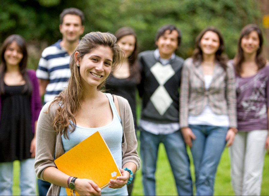 grupa studentów