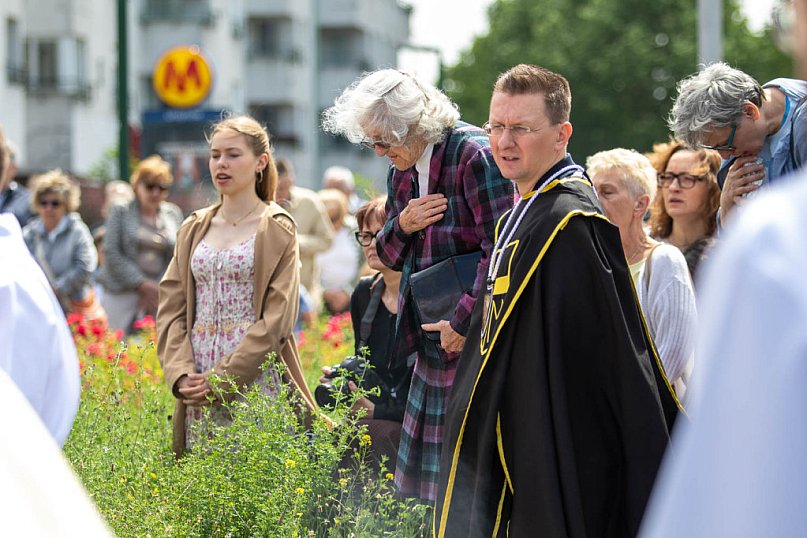 Procesja Bożego Ciała na Ursynowie