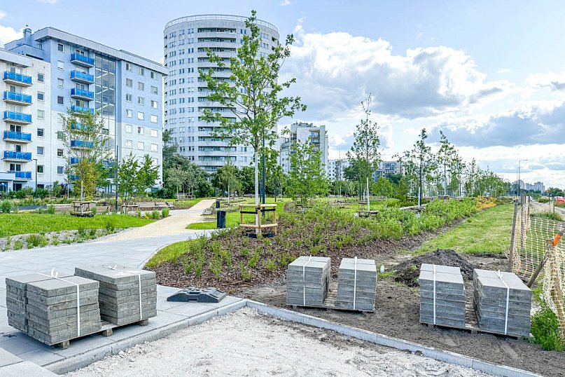 Budowa Parku nad tunelem POW