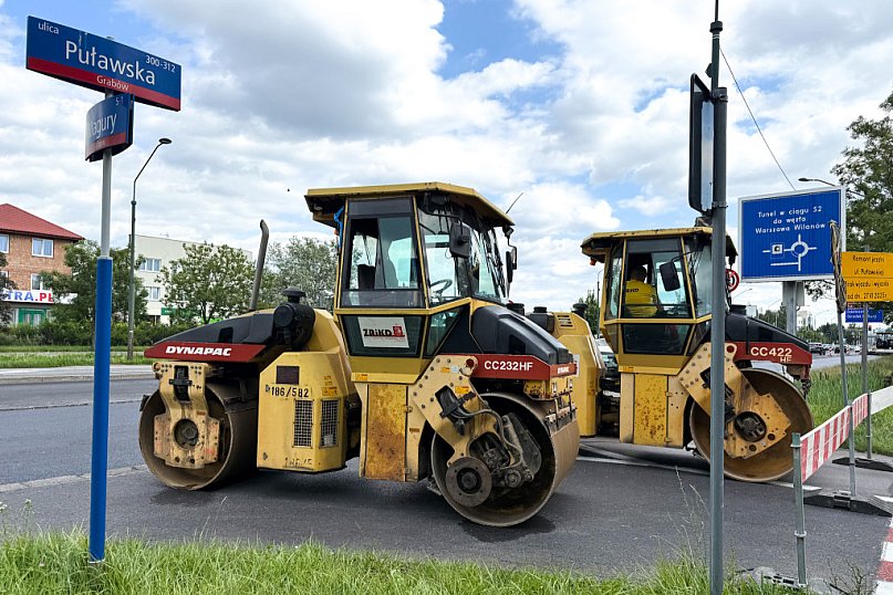 Trwa remont na Puławskiej