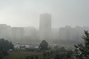 Gęsta mgła od rana na Ursynowie-6290