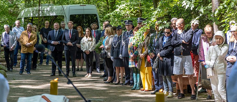 Rocznica katastrofy samolotu „Kościuszko” w Lesie Kabackim-12620