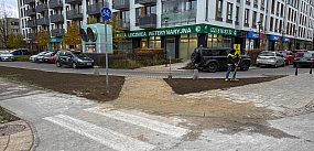 I stał się cud! Jest chodnik w miejscu przedeptu