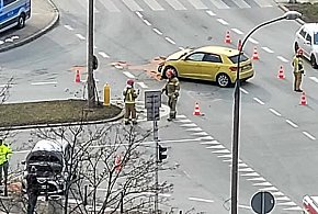 Wypadek na Cynamonowej. Kobieta w ciąży trafiła do szpitala-33485