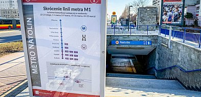 Nie zapomnij! W weekend metro znów na krótszej trasie!-33494