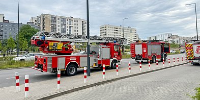 Akcja strażaków w Żabce na Imielinie. Zapaliło się pod sufitem-34945