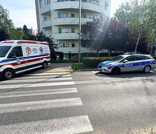 Ursynów: Robotnik spadł z wysokości. Trafił do szpitala-35238