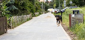 Nowy chodnik na Dembego."Remont nie był potrzebny"