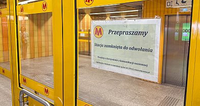Metro nie jeździło na Ursynowie. Stacje były zamknięte-35625