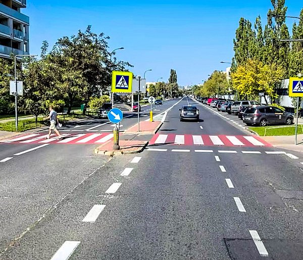 Potrącenie na przejściu dla pieszych. Starszy mężczyzna w szpitalu-35807