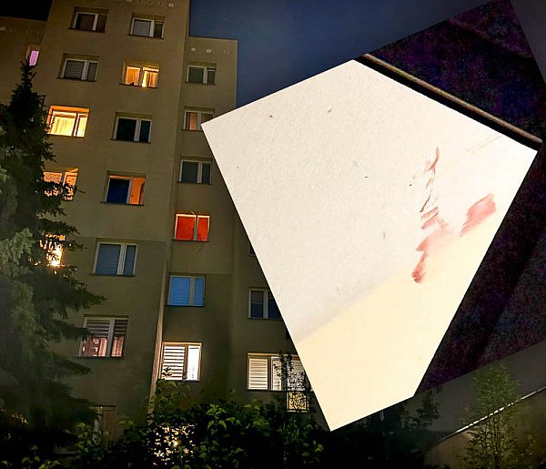 Krew na klatce i w windzie. Co się stało w nocy w bloku na Ursynowie?-36148