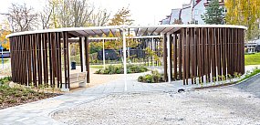 Kolejny odcinek parku nad POW gotowy! Kiedy otwarcie?