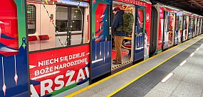 Świąteczne metro na torach! Kiedy na Ursynowie?