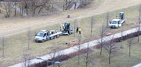 Co tak kopią przy Alei KEN?