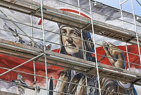 Nowy mural na Ursynowie. Upamiętnia asa lotnictwa z dywizjonu 303!-36833