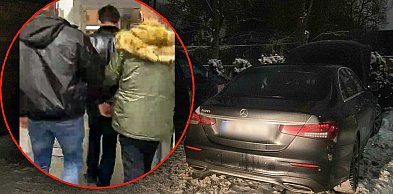 Pościg zakończony w hostelu na Ursynowie. Zatrzymani złodzieje luksusowych aut