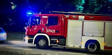 Kłęby dymu nad Kłobucką. Pożar przy areszcie śledczym