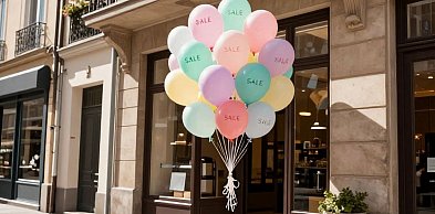 Balony i flagi na otwarcie sklepu — jak wykorzystać kolor, ruch i pion nad wejście