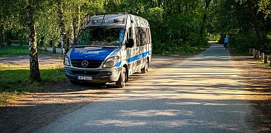 Wjechała BMW do lasu. Policja była bezwzględna
