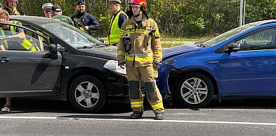Wypadek na Puławskiej. Lądował śmigłowiec LPR