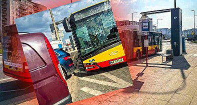 Koszmar kierowców autobusów przy bazarku. Padają wyzwiska