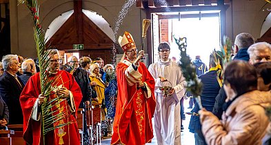 Niedziela Palmowa na Ursynowie. Arcybiskup Galbas poświęcił palmy