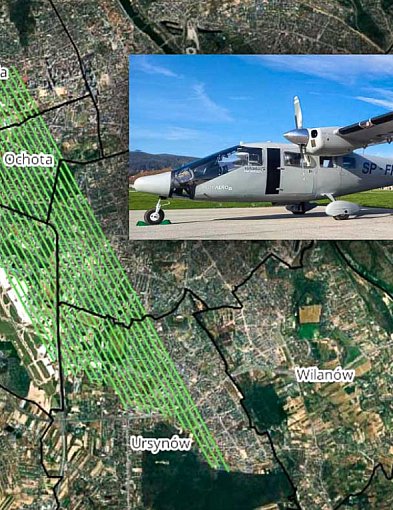 Co latało w nocy nad Ursynowem? Badali, gdzie ucieka ciepło