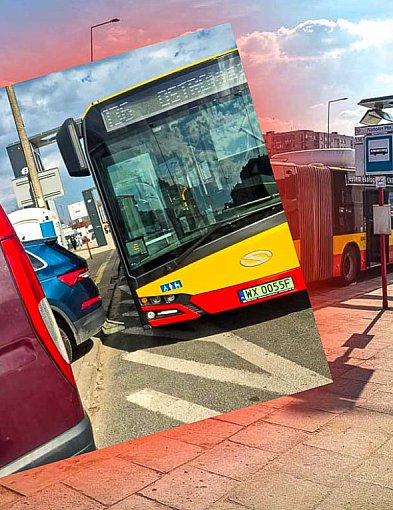 Koszmar kierowców autobusów przy bazarku. Padają wyzwiska