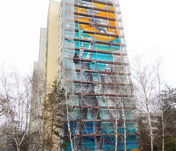 Nowy mural na Ursynowie. Powstaje na Imielinie-38667