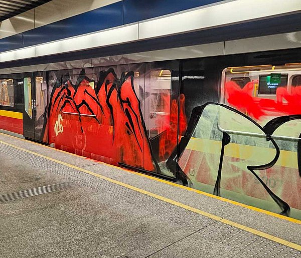 Zdemolowali metro na Stokłosach. Świadek: Przyszli i zbierali puszki