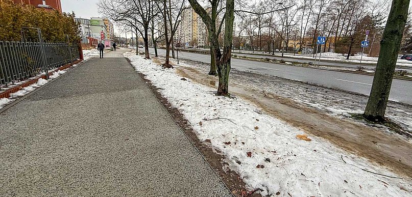 Pierwszy taki chodnik na Ursynowie. Ma chronić drzewa