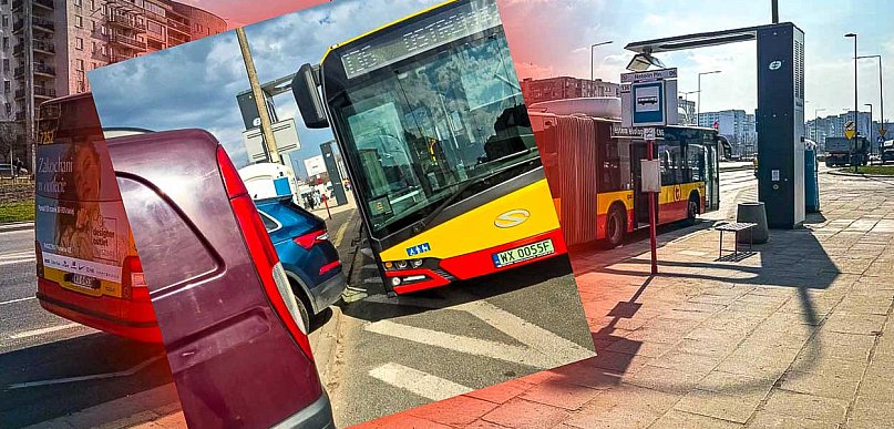 Koszmar kierowców autobusów przy bazarku. Padają wyzwiska