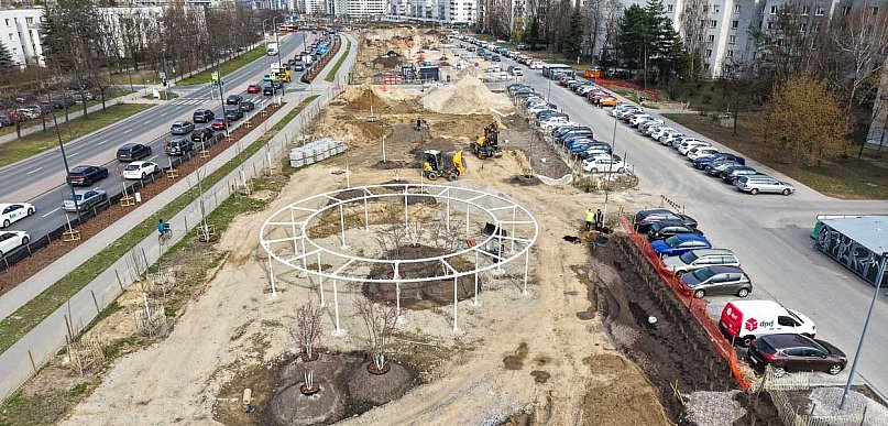 Park nad POW opóźniony. Zniknie za to "wielka dziura"