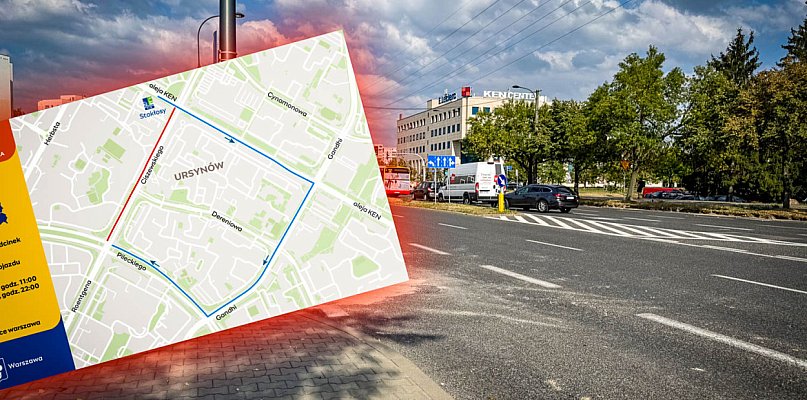 Zmiany i objazdy od piątku na Ursynowie. Remontują kolejny odcinek Ciszewskiego - 36950