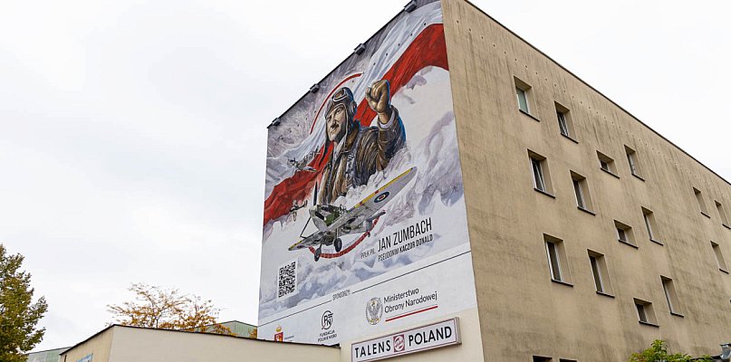 Kontrowersyjny bohater II wojny na nowym ursynowskim muralu - 37294
