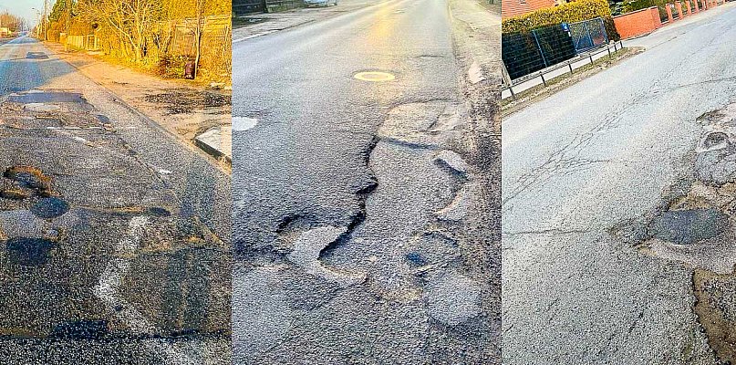 Dziura na dziurze na Karczunkowskiej. I fatalne wieści o przebudowie!