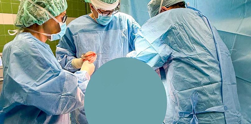 20-kilogramowy guz usunięty na Ursynowie. Lekarze z NIO ratują życie pacjentowi