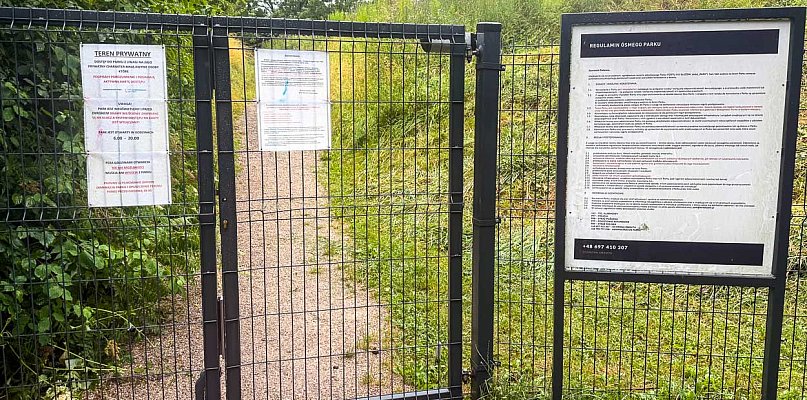 Wejście do parku tylko za opłatą! Miasto nie chce go przejąć