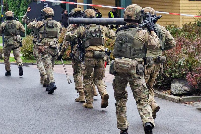 Antyterroryści na SGGW